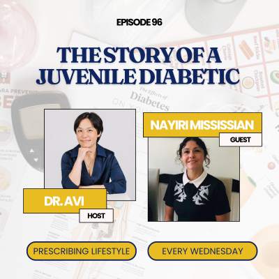 episode Episode 96. The story of a juvenile diabetic with Nayiri Mississian artwork
