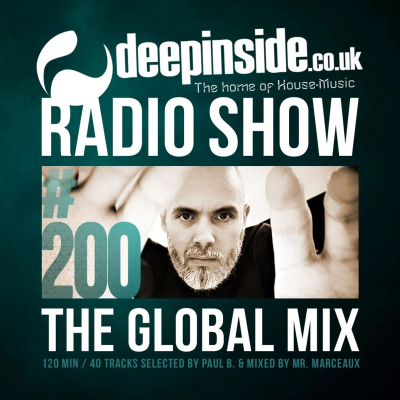 episode DEEPINSIDE RADIO SHOW 200 - The Global Mix (120 min / 40 Tracks) artwork