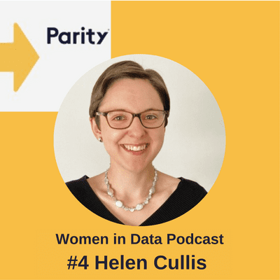 episode Parity Podcasts - Women in Data - Helen Cullis artwork