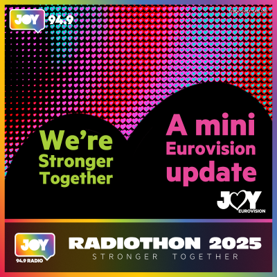 episode Stronger Together with a Eurovision 2025 update artwork