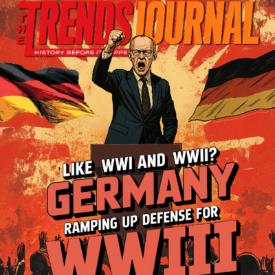 episode LIKE WWI and WWII? GERMANY RAMPING UP DEFENSE FOR WWIII. HEIL MERZ artwork