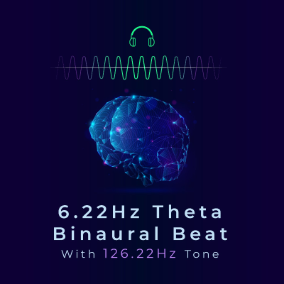 episode 6.22Hz Theta Binaural Beat & 126.22Hz Carrier Tone | Deep Meditation & Creative Visualization Boost | Binaural ASMR artwork