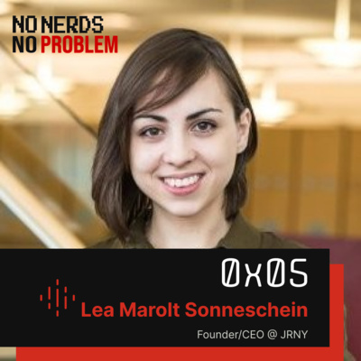 episode Launching your startup without a SINGLE LINE OF CODE w/ Lea Marolt Sonneschein, Founder @ JRNY - 1x05 artwork