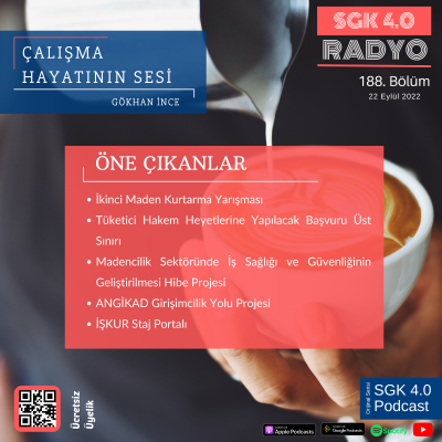 episode ÇALIŞMA HAYATININ SESİ 188. BÖLÜM | GÖKHAN İNCE-İŞ VE SOSYAL GÜVENLİK UZMANI artwork