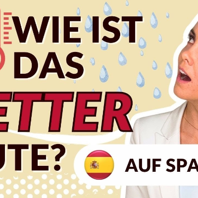 episode Auf Spanisch sagen wie das Wetter ist | Vamos Español artwork
