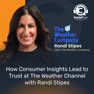 episode How Consumer Insights Lead to Trust at the Weather Channel with Randi Stipes artwork