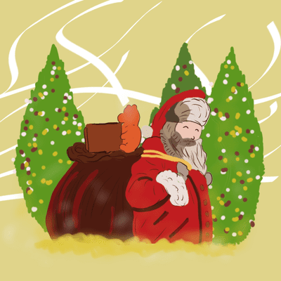 episode Denting Natal | Santa Claus In The Night by Umi Hartati artwork