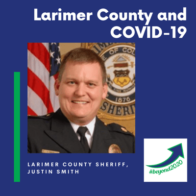 episode Larimer County Sheriff Justin Smith on Beyond 2020 with Jeff Jensen artwork