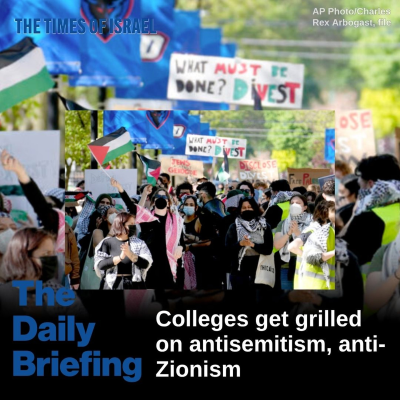 episode Day 649 - College heads, NYC comptroller on the mat over anti-Zionism artwork
