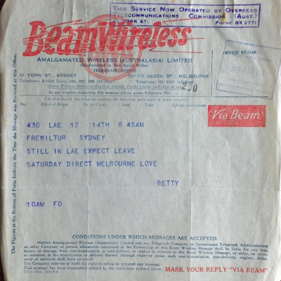 episode Episode 56 - 14 February 1947: Telegram artwork