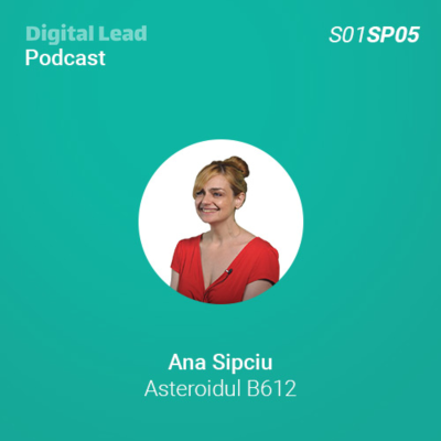episode Digital Lead #5, cu Ana Sipciu, fondator Asteroidul B612 artwork