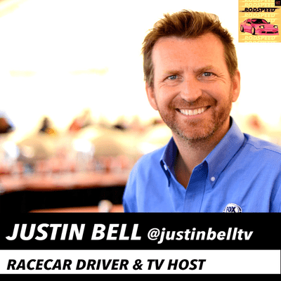 episode Justin Bell Racecar Driver & Torque Show Host #45 - Podspeed artwork