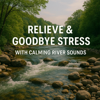episode Relieve & Goodbye Stress with Calming River Sounds artwork