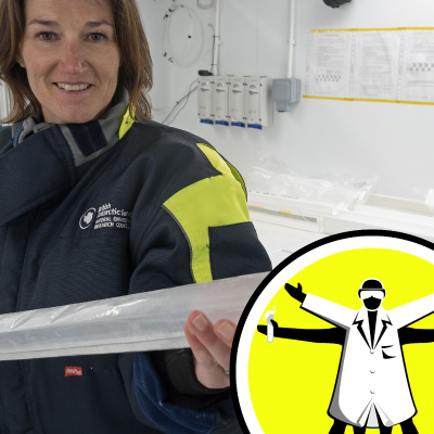 episode Ancient Antarctic ice cores & is a sense of humour genetic? artwork