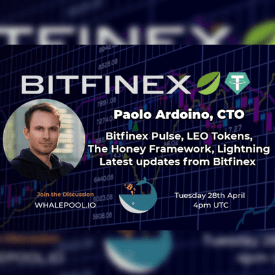 episode Whalepool AMA with Bitfinex and Tether CTO, Paolo Ardoino artwork