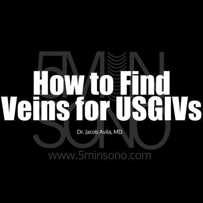 episode Finding Veins for US-guided IV's artwork