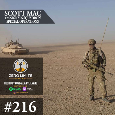 episode Ep. 216 Scotty Mac 126 Signals Squadron 2nd Commando Regiment artwork