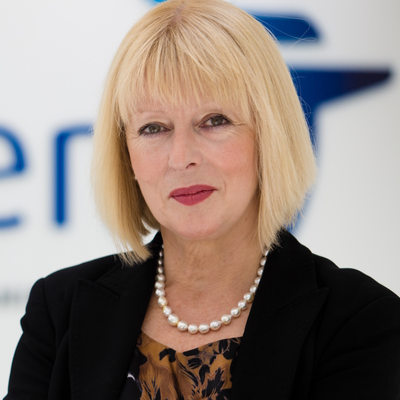 episode 1-1 with Janssen's Jane Griffiths (Group Chairman EMEA) on cancer research, blood cancer awareness, pricing and affordability in oncology artwork