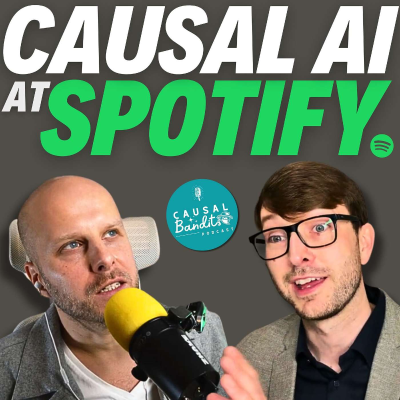 episode From Quantum Physics to Causal AI at Spotify | Ciarán Gilligan-Lee S2E2 | CausalBanditsPodcast.com artwork