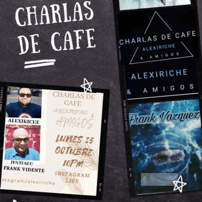 episode CHARLAS DE CAFE ALEXIRICHE & AMIGOS T1 E4 FRANK VIDENTE artwork