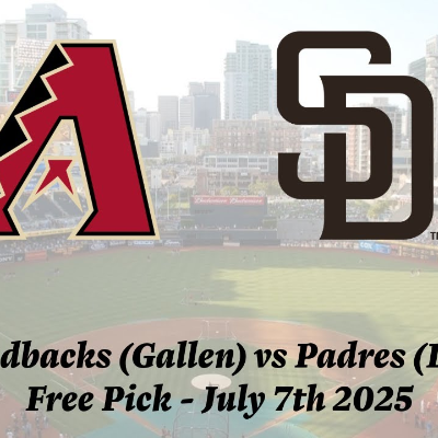 episode MLB Free Pick | Diamondbacks vs Padres Prediction - 7/7/25 artwork