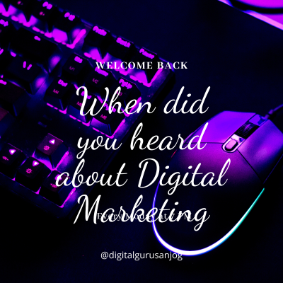 episode When did you heard about Digital Marketing? आपने डिजिटल मार्केटिंग के बारे में कब सुना? artwork