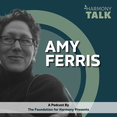episode Mighty Gorgeous: A Journey of Self-Love with Author Amy Ferris | HarmonyTALK #85 artwork