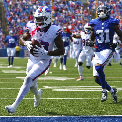 episode 5 takeaways from Bills vs. Giants preseason shootout | WRs who made their case & pair of rookie standouts artwork