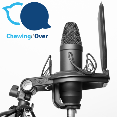 episode Sore Young Knees - Claire Robertson & Tom Jacobs - Chewing it Over artwork
