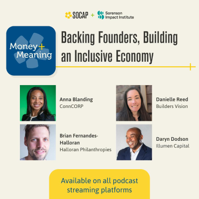 episode Backing Founders, Building an Inclusive Economy artwork