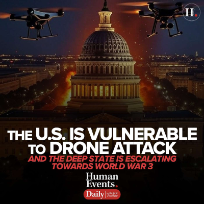 episode The United States is Vulnerable to Drone Attack and the Deep State is Escalating Towards World War 3 artwork