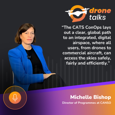 episode Dronetalks I CANSO on what drone and eVTOL companies need to know about the future of Air Traffic Management artwork