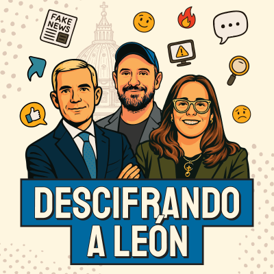 episode ¿Un león que con garra busca la paz? Nigeria y su gobierno anti-cristiano, el Papa y su parentesco con Madona, Justin Bieber y Hillary Clinton, la gran aportación a la misa del Papa San León II y mucho más.... - Descifrando a León con Javier Martínez Brocal, Inés San Martín y José Manuel De Urquidi artwork