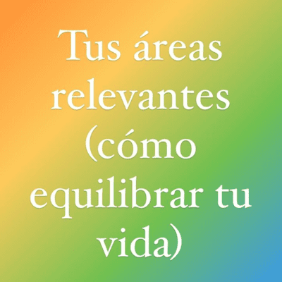 episode Conoce tus Áreas relevantes!!!(como equilibrar tu vida) artwork