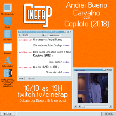 episode CineFAP Convida #16 - Copiloto (2018), dir: Andrei Bueno Carvalho artwork