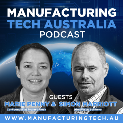 episode 43. Revolutionising Product Development: The Power of 3D Printing with Marie Penny and Simon Marriott artwork