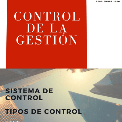 Sistemas de control y Tipos de control