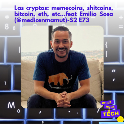episode Las cryptos: memecoins, shitcoins, BTC, ETH, etc… feat. Emilio Sosa - S2 E73 artwork
