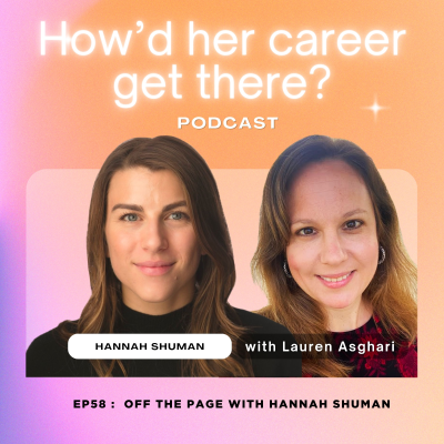 episode Episode 58: Off the Page with Hannah Shuman artwork