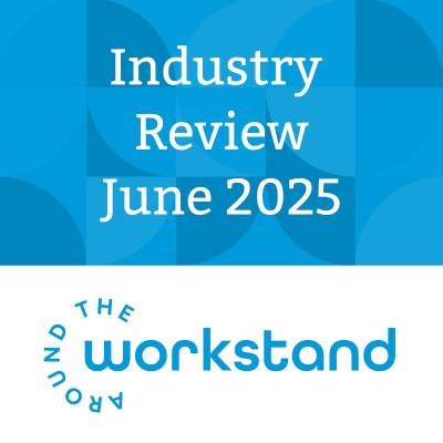 episode Bicycle Retail Industry Review for June 2025 Workstand platform data and April 2025 People for Bikes data artwork