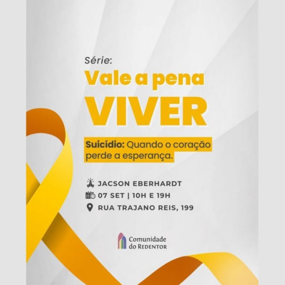 episode Vale A Pena Viver - Suicídio: Quando O Coração Perde A Esperança | Paulo Eduardo Sell e Jacson Eberhardt artwork