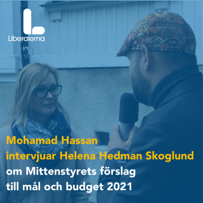 episode Mittenstyrets budget för 2021: Mohamad Hassan intervjuar Helena Hedman Skoglund artwork