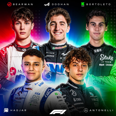 episode Meet The 2025 Formula 1 Rookies artwork