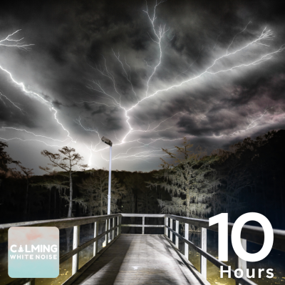episode Rain and Thunder in a Swamp at Night (10 Hours) | Frogs, Crickets, and Owls for Sleep artwork