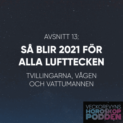 episode Årshoroskop 2021 – så blir året för lufttecknen artwork