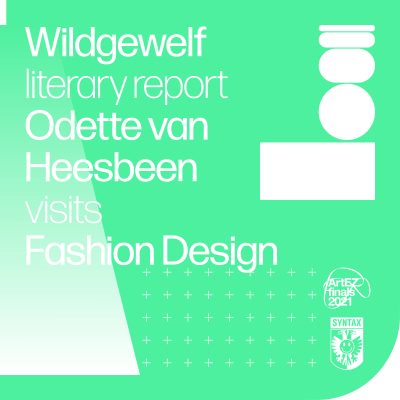 episode Wildegewelf Literary Report: Odette van Heesbeen visits Fashion Design artwork