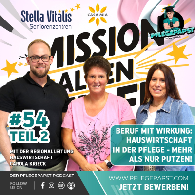 episode #54 Teil 2: Beruf mit Wirkung: Hauswirtschaft in der Senioreneinrichtung artwork