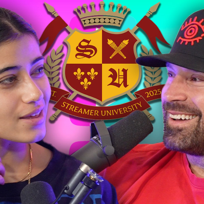 episode Why Sara Saffari & Bradley Martyn didn't get accepted to Kai Cenats Streamer University artwork