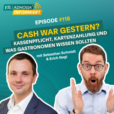 episode #118 | Cash war gestern? – Kassenpflicht, Kartenzahlung und was Gastronomen wissen sollten artwork