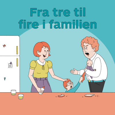 episode Fra tre til fire i familien artwork